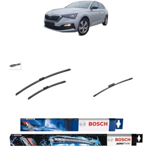 Set 3 stergatoare SKODA SCALA (NW1) din 2019-2020, Bosch Aerotwin, din cauciuc siliconat rezistent