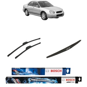 Set 3 stergatoare SUBARU IMPREZA Saloon (GD) din 2000-2009, Bosch Aerotwin Retrofit, din cauciuc siliconat rezistent