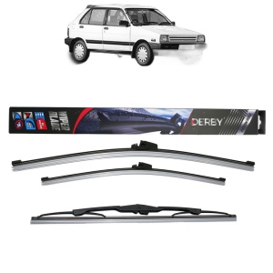 Set 3 stergatoare SUBARU JUSTY I (KAD) din 1984-1996, Derby, din cauciuc siliconat rezistent