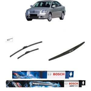 Set 3 stergatoare TOYOTA AVENSIS Saloon (_T25_) din 2003-2008, Bosch Aerotwin Retrofit, din cauciuc siliconat rezistent
