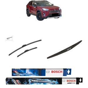Set 3 stergatoare TOYOTA RAV 4 V (_A5_, _H5_) din 2018-2020, Bosch Aerotwin Retrofit, din cauciuc siliconat rezistent