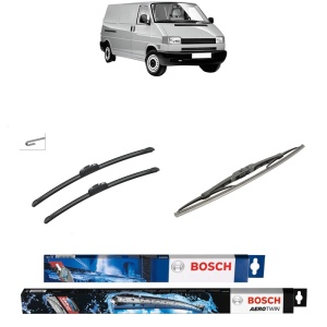 Set 3 stergatoare VOLKSWAGEN TRANSPORTER T4 Van (70A, 70H, 7DA, 7DH, 70J) din 1990-2003, Bosch Aerotwin Retrofit, din cauciuc siliconat rezistent