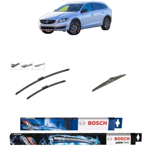 Set 3 stergatoare VOLVO V60 I Cross Country (157) din 2015-2018, Bosch Aerotwin Multi, din cauciuc siliconat rezistent