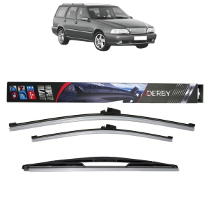 Set 3 stergatoare VOLVO V70 I (875, 876) din 1995-2000, Derby, din cauciuc siliconat rezistent