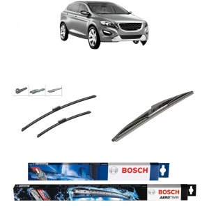 Set 3 stergatoare VOLVO XC60 I VAN (156) din 2013-2017, Bosch Aerotwin Multi, din cauciuc siliconat rezistent