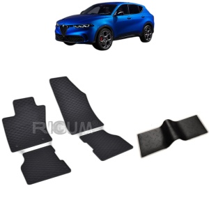 Set 5 covorase auto ALFA ROMEO TONALE din 05.2022 - 2026, cu covoras tunel median, Caroserie SUV