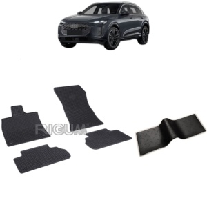 Set 5 covorase auto AUDI Q5 III FABRICATIE 09.2024 - 2026, cu covoras tunel median, Caroserie SUV