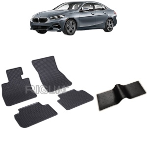 Set 5 covorase auto BMW SERIA 2 F44 din 03.2020 - 2026, cu covoras tunel median, Caroserie GRAN COUPÉ