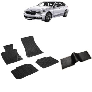 Set 5 covorase auto BMW SERIA 6 G32 din 11.2017 - 2026, cu covoras tunel median, Caroserie GRAN TURISMO