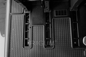 Set 5 covorase auto CHEVROLET AVEO T200 din 2002 - 2005, cu covoras tunel median, Caroserie HATCHBACK - Img 6