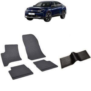 Set 5 covorase auto CITROEN C4 X MHEV FACELIFT FABRICATIE 03.2025 - 2026, cu covoras tunel median, Caroserie SUV