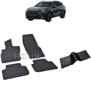 Set 5 covorase auto CUPRA TERRAMAR FABRICATIE 09.2024 - 2026, cu covoras tunel median, Caroserie SUV