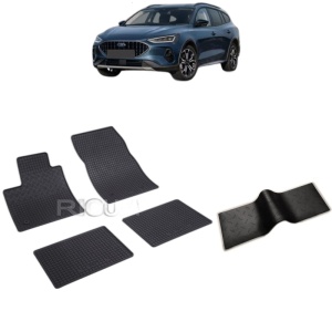 Set 5 covorase auto FORD FOCUS HYBRID FABRICATIE 2020 - 2026, cu covoras tunel median, Caroserie COMBI