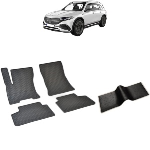 Set 5 covorase auto MERCEDES EQB X243 FABRICATIE 12.2021 - 2026, cu covoras tunel median, Caroserie SUV