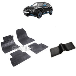 Set 5 covorase auto NISSAN JUKE I FACELIFT din 06.2014 - 08.2019, cu covoras tunel median, Caroserie SUV