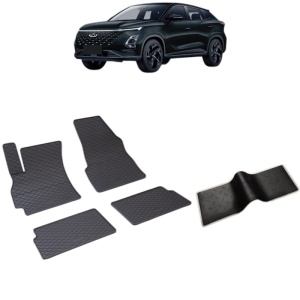 Set 5 covorase auto OMODA 5 FABRICATIE 04.2024 - 2026, cu covoras tunel median, Caroserie SUV