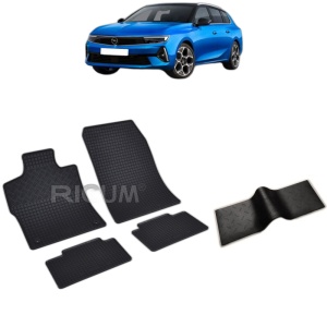 Set 5 covorase auto OPEL ASTRA L SPORTS TOURER din 01.2022 - 2026, cu covoras tunel median, Caroserie COMBI