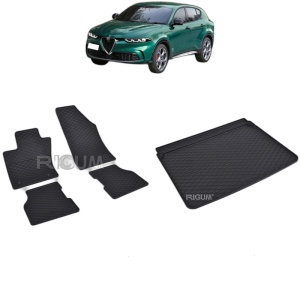 Set Covorase Auto Si Tavita Portbagaj ALFA ROMEO TONALE PHEV Q4 din 11.2022 - 2026, caroserie suv, PORTBAGAJ INFERIOR SI SUPERIOR