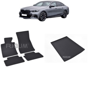 Set Covorase Auto Si Tavita Portbagaj BMW I5 G60 din 2023 - 2026, caroserie sedan,