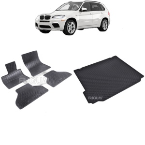 Set Covorase Auto Si Tavita Portbagaj BMW X5 E70 din 04.2007 - 09.2013, caroserie suv,