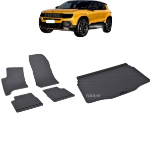 Set Covorase Auto Si Tavita Portbagaj JEEP AVENGER E-HYBRID din 11.2023 - 2026, caroserie suv, PORTBAGAJ INFERIOR SI SUPERIOR