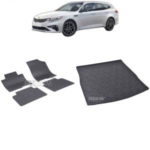 Set Covorase Auto Si Tavita Portbagaj KIA OPTIMA IV din 09.2016 - 12.2020, caroserie combi,