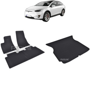 Set Covorase Auto Si Tavita Portbagaj TESLA MODEL X din 10.2016 - 12.2020, caroserie suv, 5 LOCURI