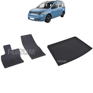 Set Covorase Auto Si Tavita Portbagaj VOLKSWAGEN CADDY din 11.2020 - 2026, caroserie van 2 locuri,