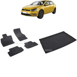 Set Covorase Auto Si Tavita Portbagaj VOLKSWAGEN GOLF 8 din 12.2019 - 2026, caroserie hatchback, PORTBAGAJ SUPERIOR, ROATA REZERVA NORMALA