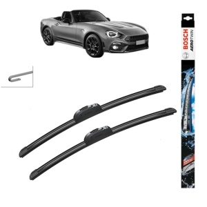 Set stergatoare auto ABARTH 124 Spider din 2016, Bosch Aerotwin Retrofit, din cauciuc siliconat rezistent