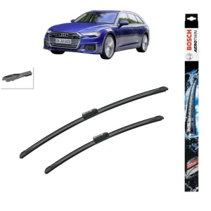 Set stergatoare auto AUDI A6 C8 Avant (4A5) din 2018-2023, Bosch Aerotwin, din cauciuc siliconat rezistent