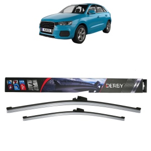 Set stergatoare auto AUDI Q3 (F3B) din 2018-2024, Derby, din cauciuc siliconat rezistent