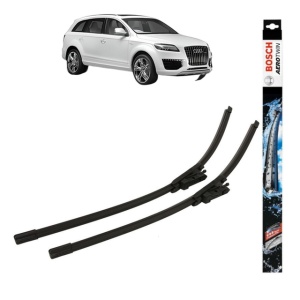 Set stergatoare auto AUDI Q7 Van (4LB) din 2006-2015, Bosch Aerotwin, din cauciuc siliconat rezistent