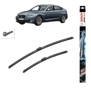 Set stergatoare auto BMW 5 Gran Turismo (F07) din 2009-2017, Bosch Aerotwin, din cauciuc siliconat rezistent - Img 1