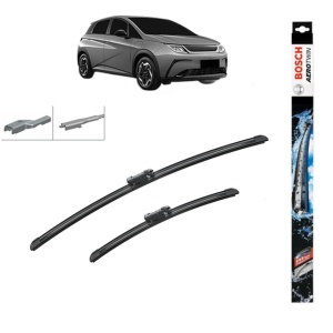 Set stergatoare auto BYD DOLPHIN din 2021-2023, Bosch Aerotwin, din cauciuc siliconat rezistent