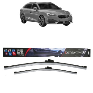 Set stergatoare auto CUPRA LEON Sportstourer (KL8, KU8, KUD) din 2020-2025, Derby, din cauciuc siliconat rezistent - Img 1