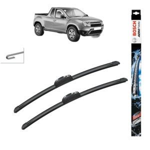 Set stergatoare auto DACIA LOGAN Pickup (US_) din 2008-2013, Bosch Aerotwin Retrofit, din cauciuc siliconat rezistent