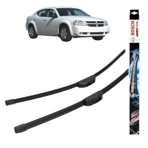 Set stergatoare auto DODGE AVENGER din 2007-2014, Bosch Aerotwin Retrofit, din cauciuc siliconat rezistent