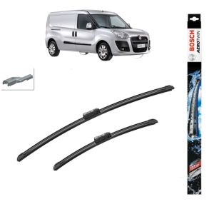 Set stergatoare auto FIAT DOBLO Bus (263_) din 2010-2023, Bosch Aerotwin, din cauciuc siliconat rezistent