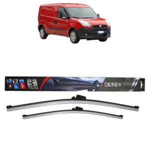 Set stergatoare auto FIAT DOBLO Cargo (263_) din 2010-2023, Derby, din cauciuc siliconat rezistent
