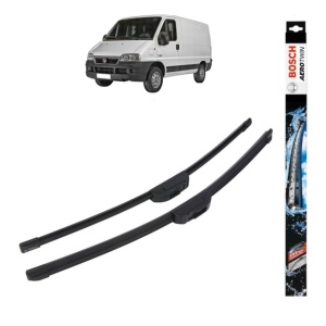 Set stergatoare auto FIAT DUCATO Bus (244_) din 2001-2006, Bosch Aerotwin Retrofit, din cauciuc siliconat rezistent