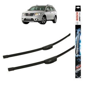 Set stergatoare auto FIAT FREEMONT (345_) din 2011-2016, Bosch Aerotwin Retrofit, din cauciuc siliconat rezistent