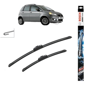 Set stergatoare auto FIAT IDEA (350_) din 2003-2012, Bosch Aerotwin Retrofit, din cauciuc siliconat rezistent
