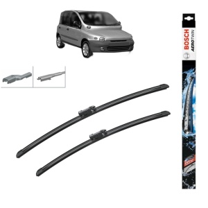 Set stergatoare auto FIAT MULTIPLA VAN (186_) din 1999-2010, Bosch Aerotwin, din cauciuc siliconat rezistent