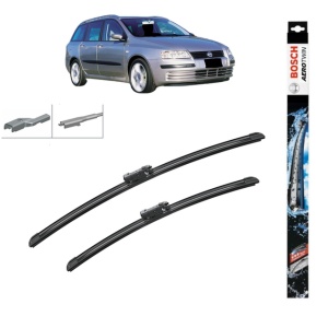 Set stergatoare auto FIAT STILO (192_) din 2001-2007, Bosch Aerotwin, din cauciuc siliconat rezistent