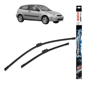 Set stergatoare auto FORD FOCUS I (DAW, DBW) din 1998-2007, Bosch Aerotwin, din cauciuc siliconat rezistent