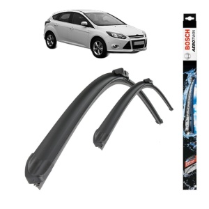 Set stergatoare auto FORD FOCUS III Hatchback Van din 2011-2020, Bosch Aerotwin, din cauciuc siliconat rezistent