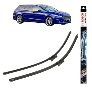 Set stergatoare auto FORD MONDEO V Turnier (CF) din 2014-2019, Bosch Aerotwin, din cauciuc siliconat rezistent - Img 1