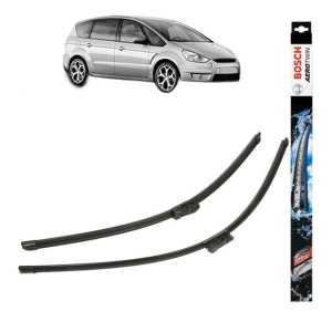 Set stergatoare auto FORD S-MAX (WA6) din 2006-2014, Bosch Aerotwin, din cauciuc siliconat rezistent
