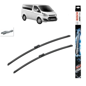 Set stergatoare auto FORD TRANSIT CUSTOM V362 Bus (F3) din 2012-2023, Bosch Aerotwin, din cauciuc siliconat rezistent